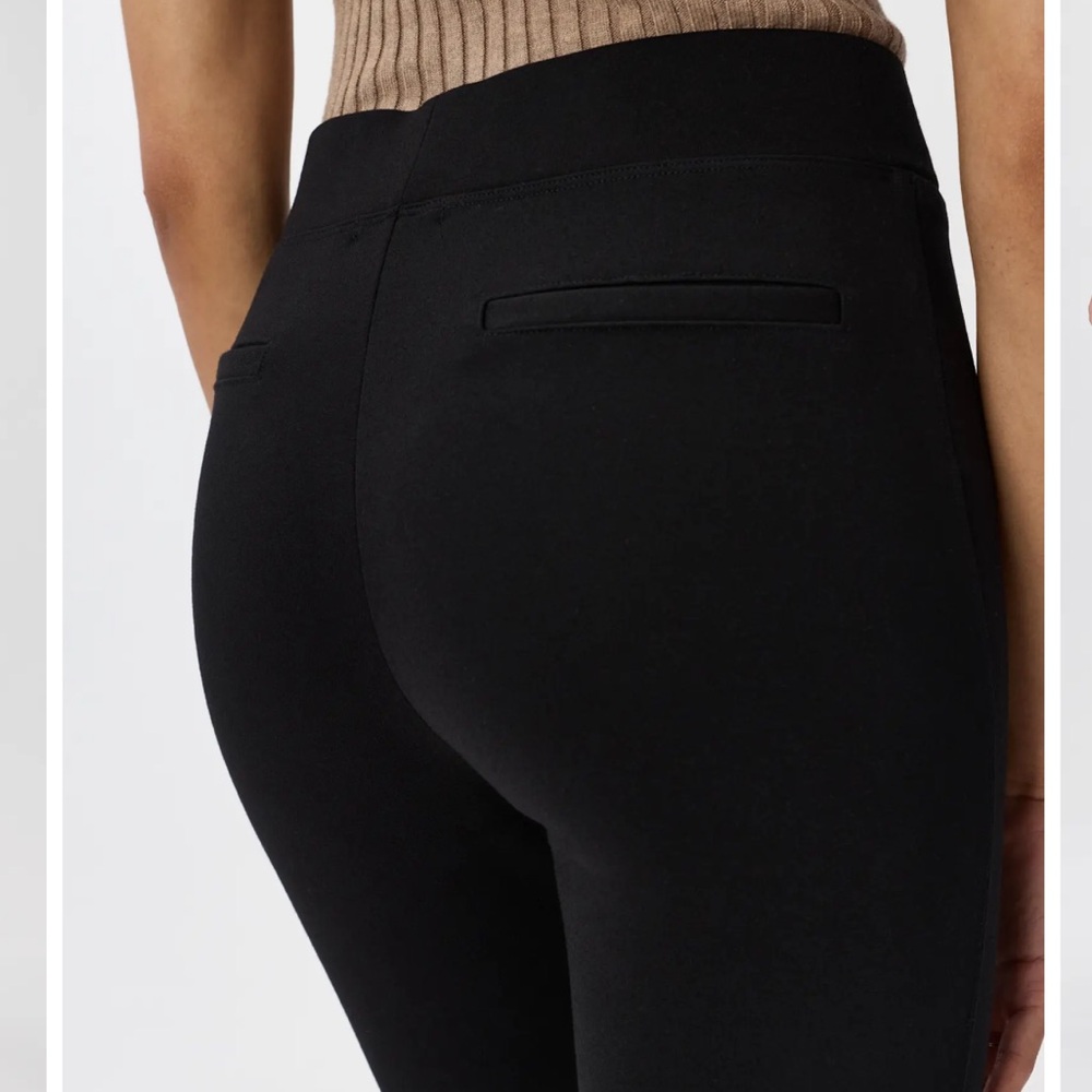 Quince Ultra-Stretch Ponte Kick Flare Pants sz L - Picture 2 of 9